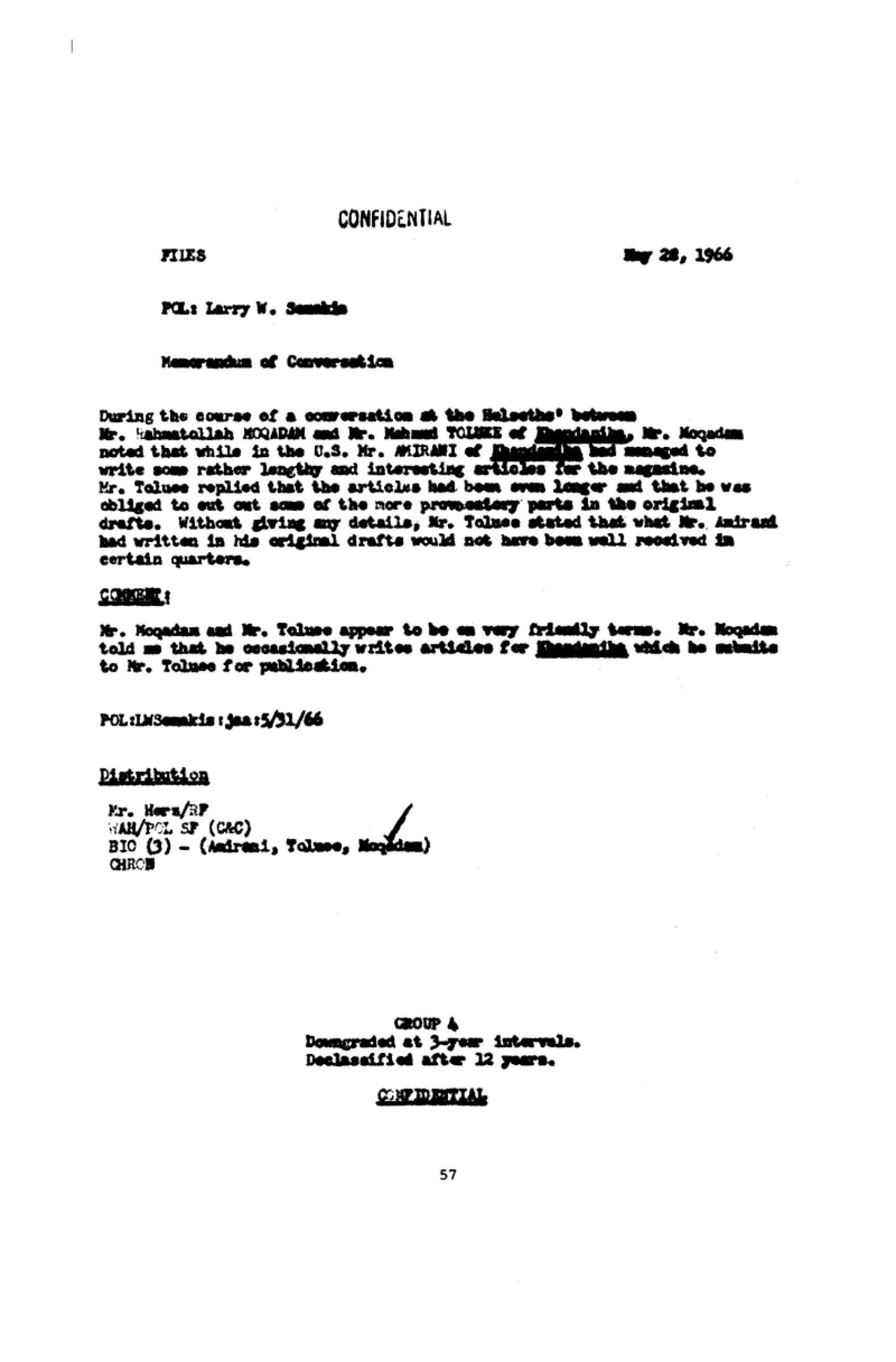 فعالیت های روزنامه نگاری رحمت الله مقدم