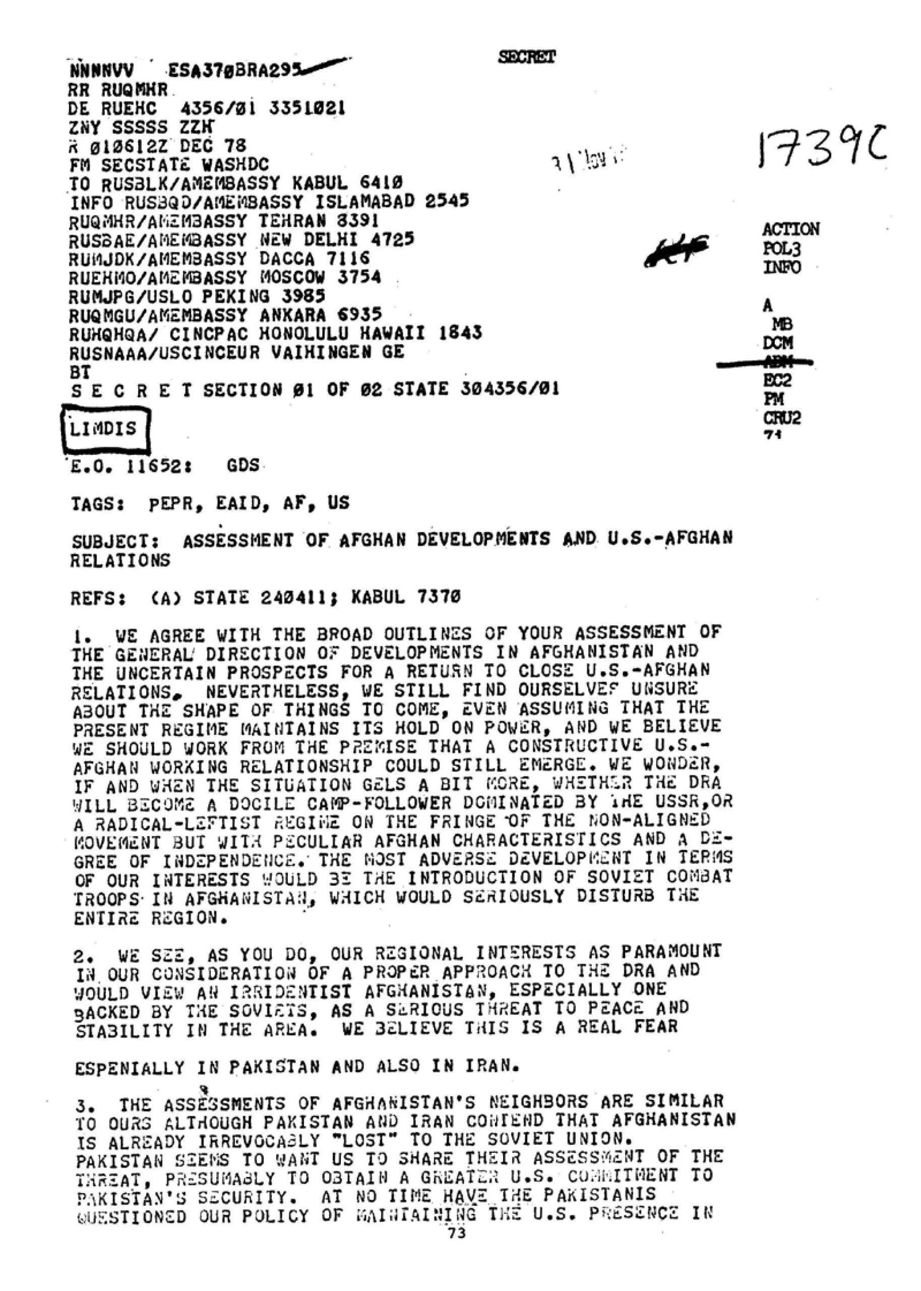 ارزیابی روابط افغانستان با آمریکا