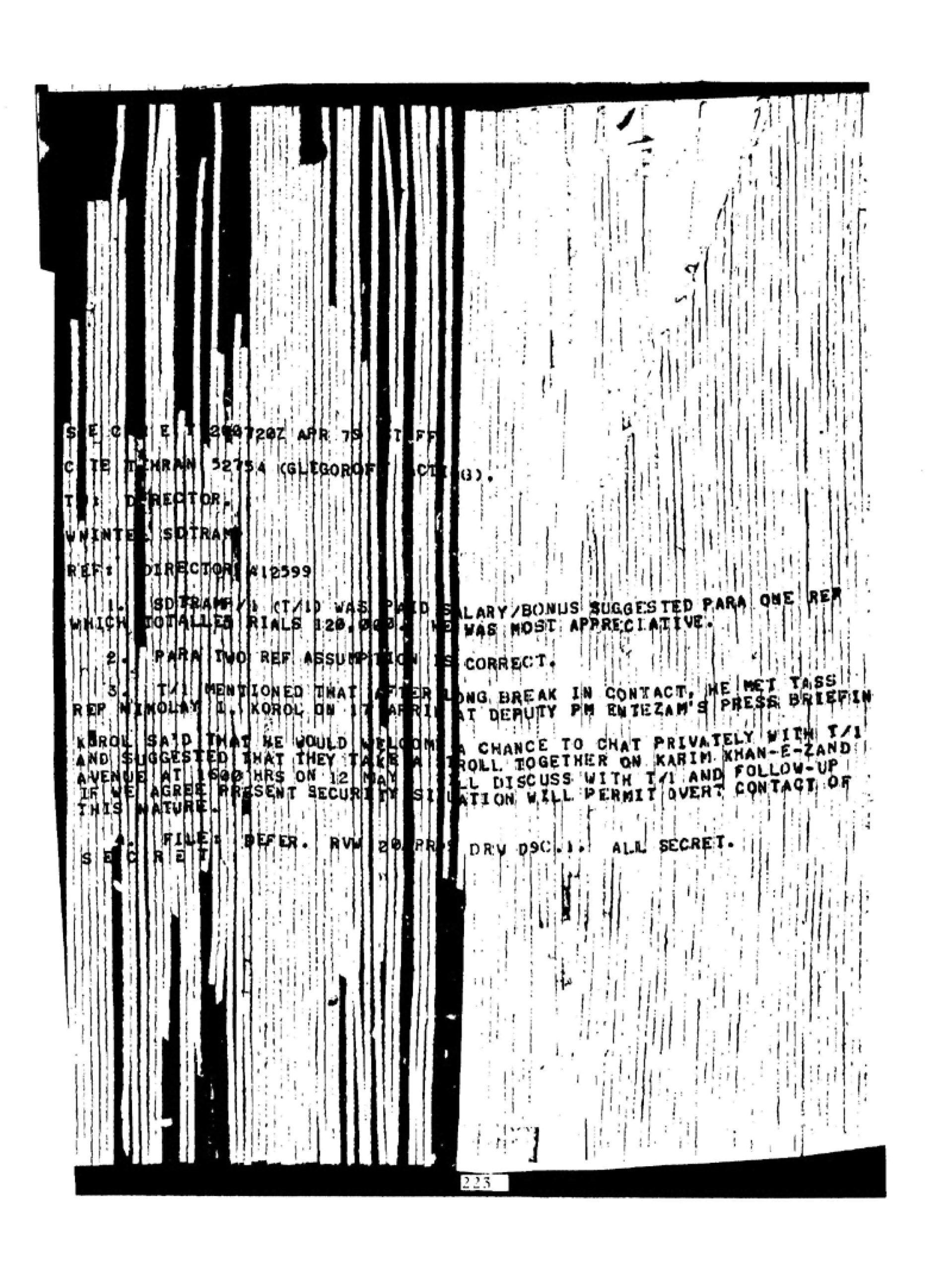 مبلغ دستمزد جاسوس سیا اس.دی.ترامپ