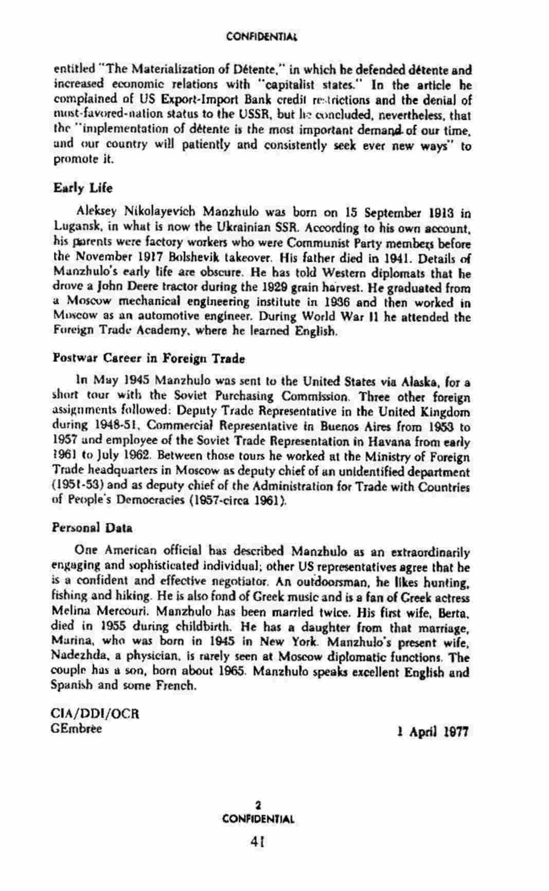 کتابچه زندگینامه سران شوروی