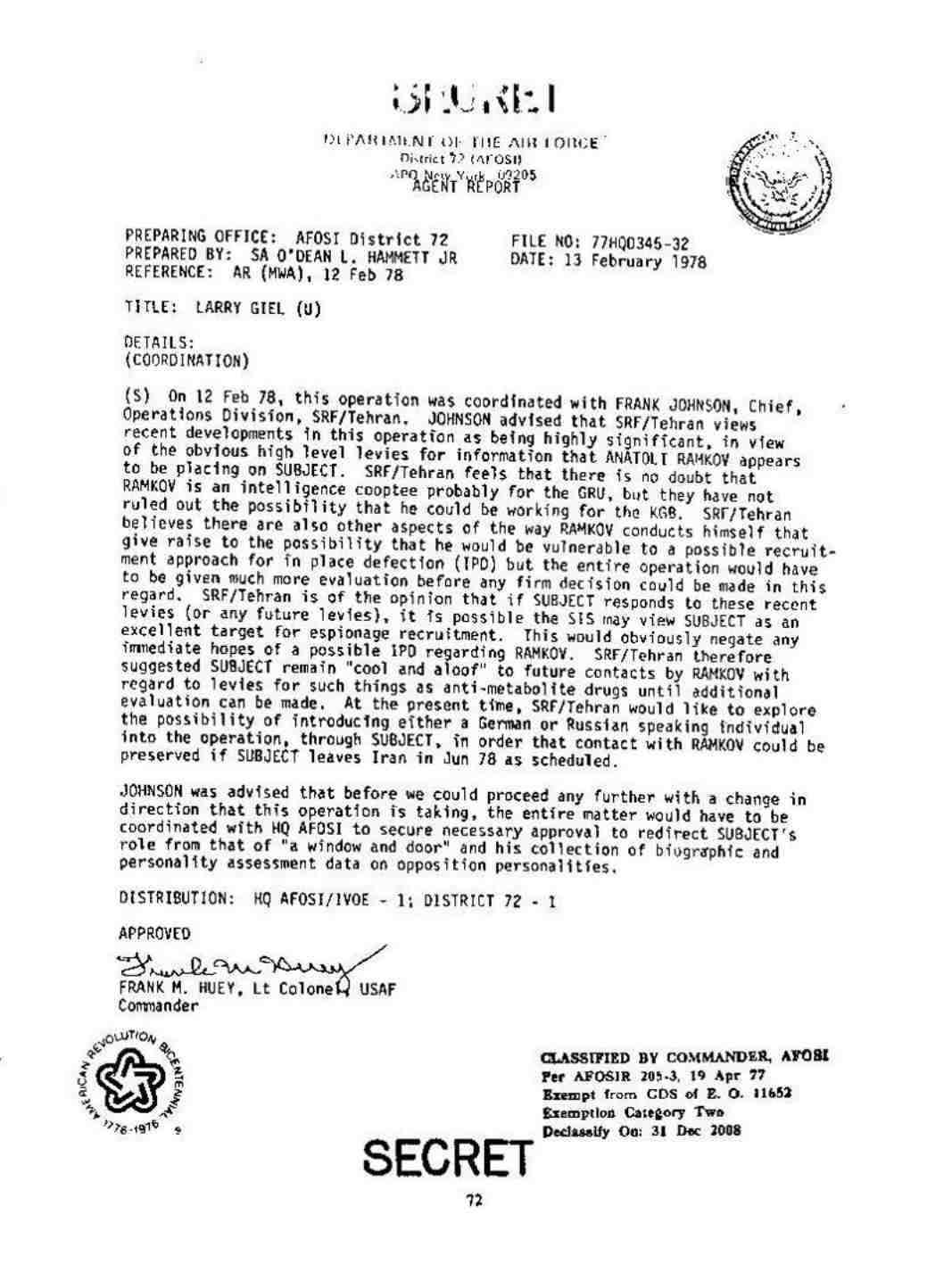 لاری جیل تلاش برای جذب رامکف