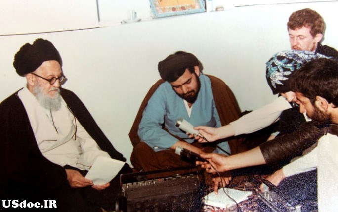 دیدار گلگروف نماینده سفارت با حسن شریعتمداری