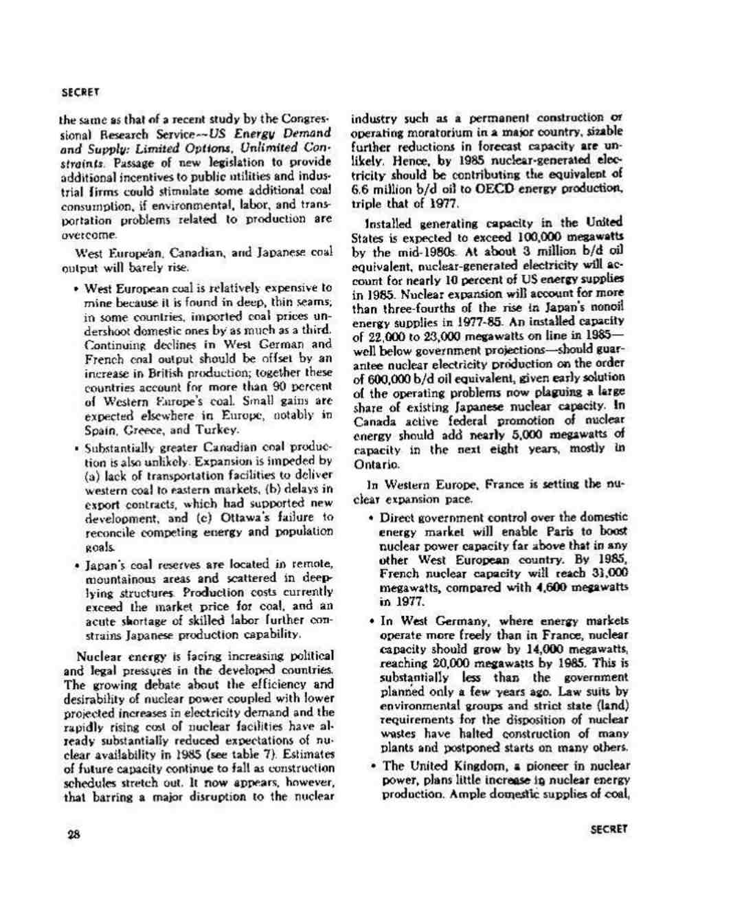 گزارش بازار نفت تا پایان سال 1985