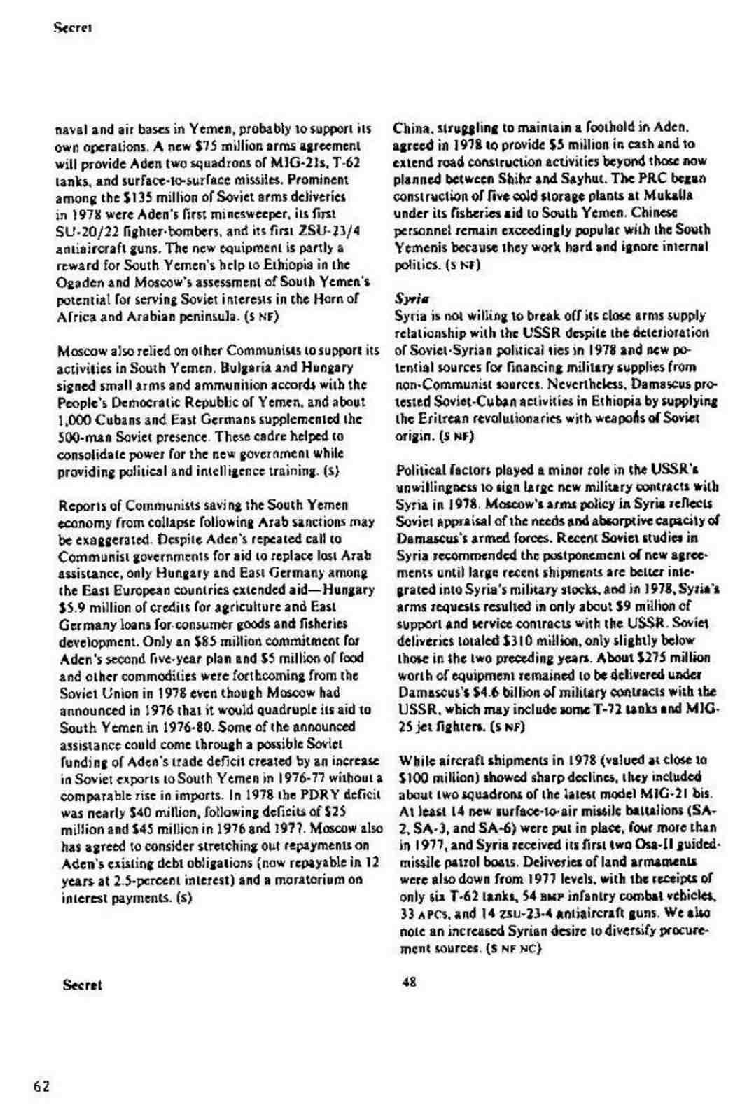 گزارش فعالیت های کمکی کمونیستی در کشورهای غیر کمونیست در حال توسعه در سال 1978