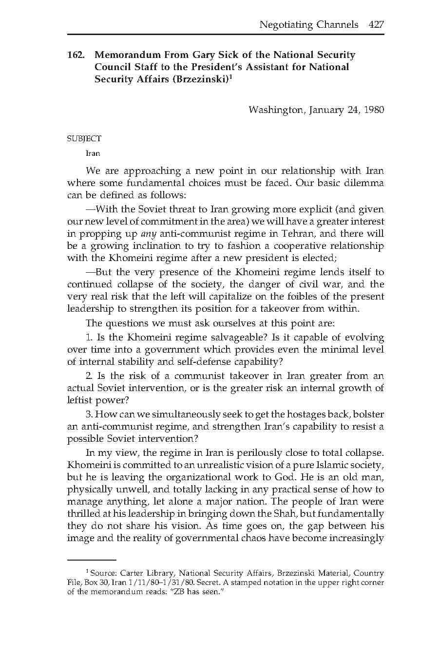 162- تحلیل فروپاشی حکومت ایران