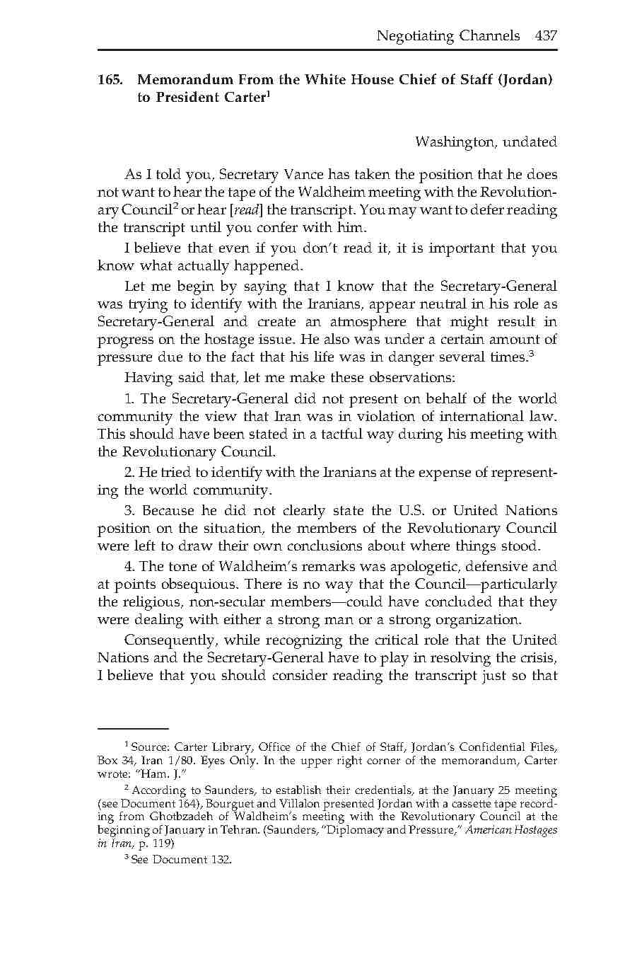 165- گزارش دیدار دبیرکل سازمان ملل از ایران
