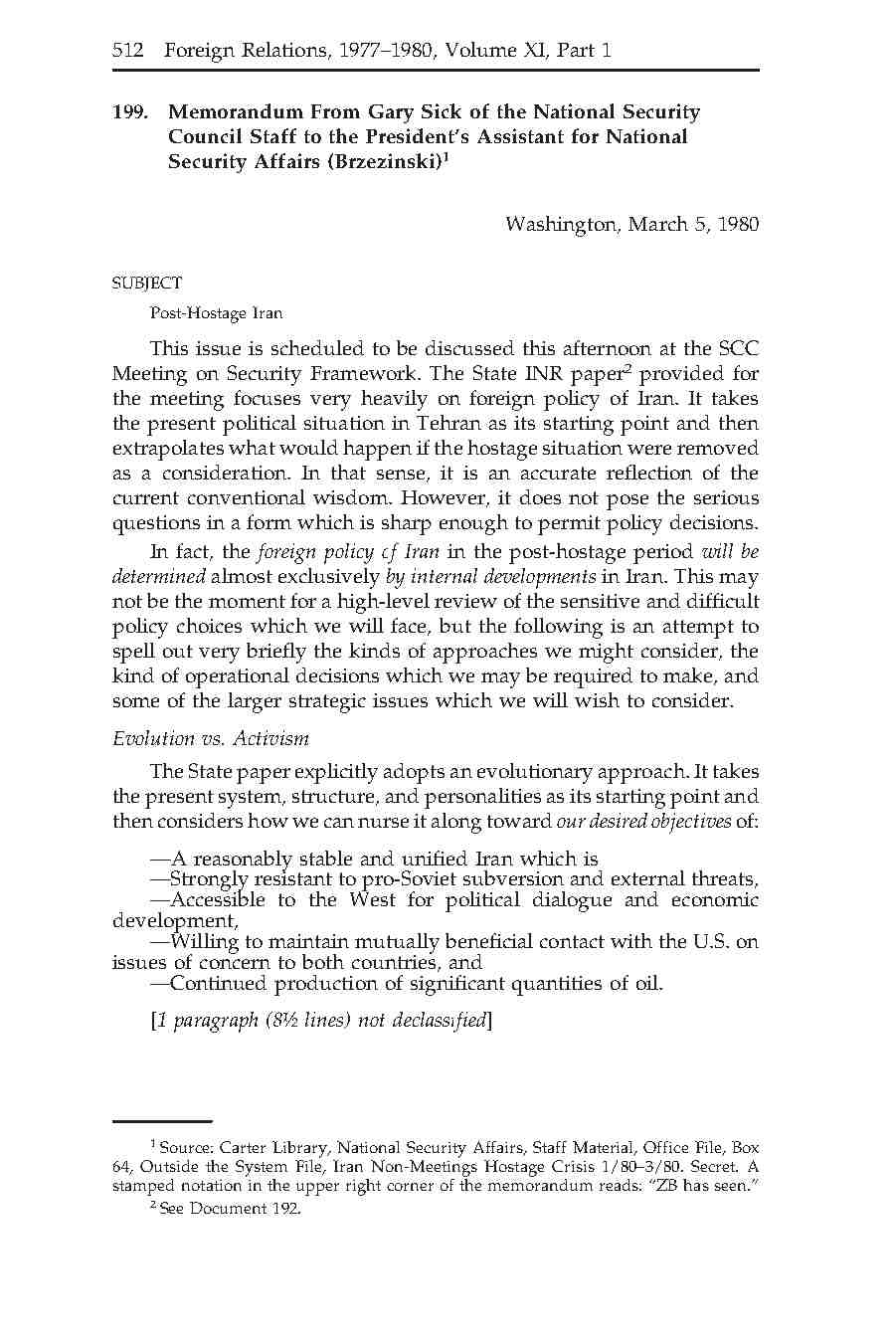 199- تحلیل  ایران پساگروگان‌گیری