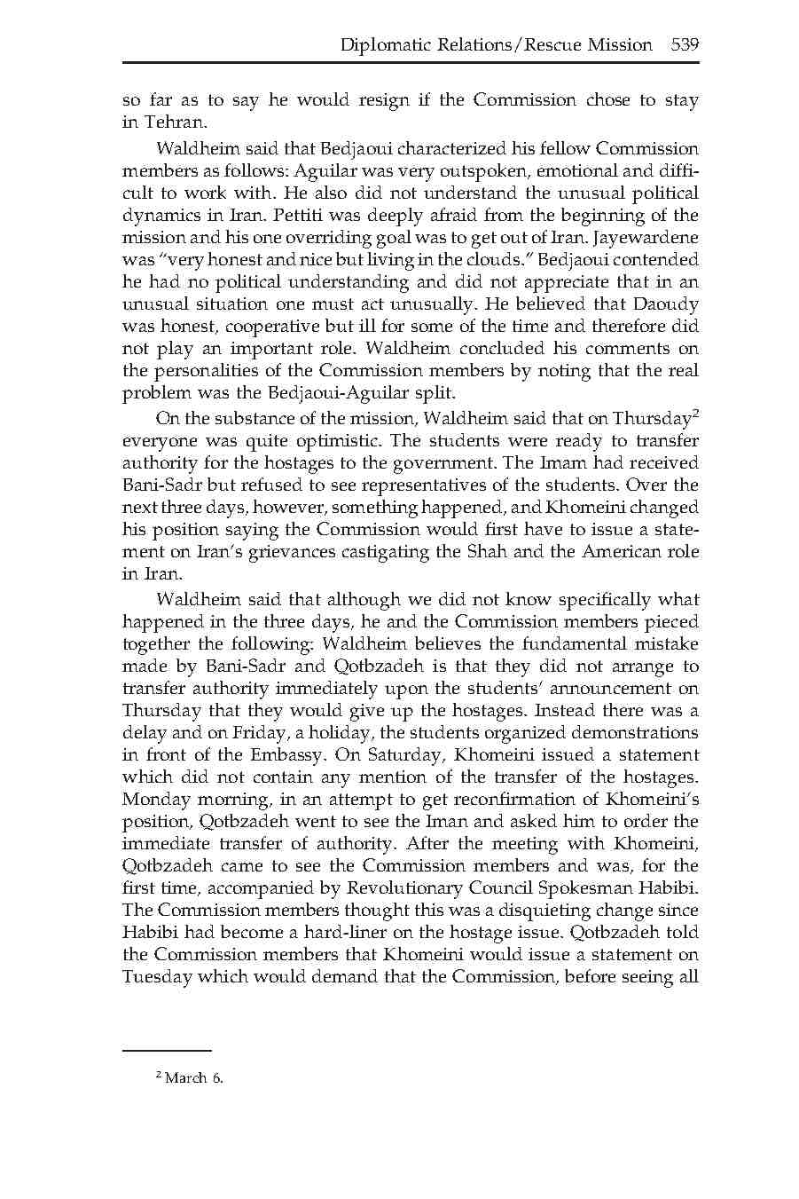 206- گزارش والدهایم از شرایط گروگان ها