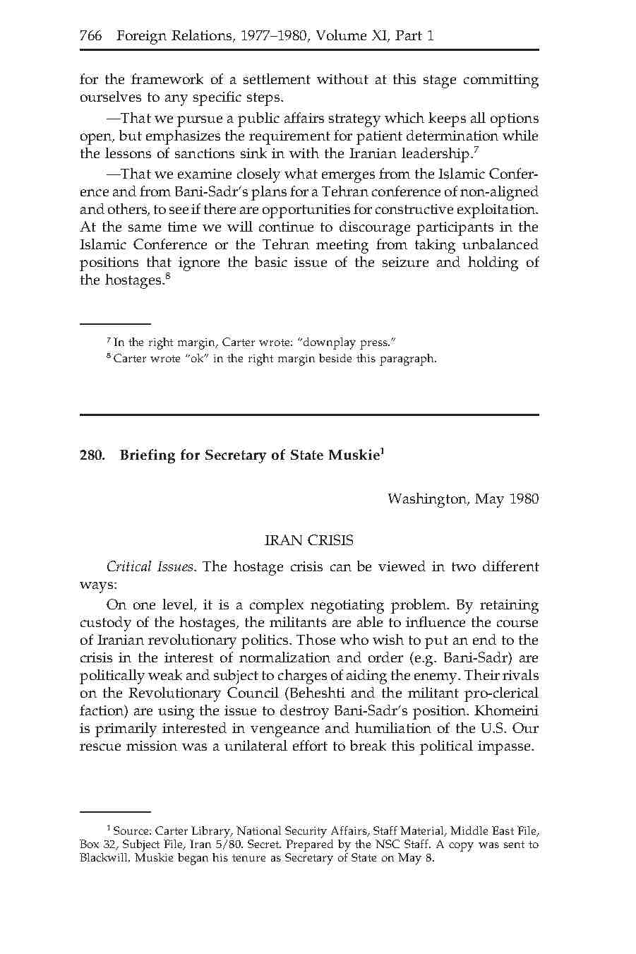 280- بحران گروگان گیری در ایران