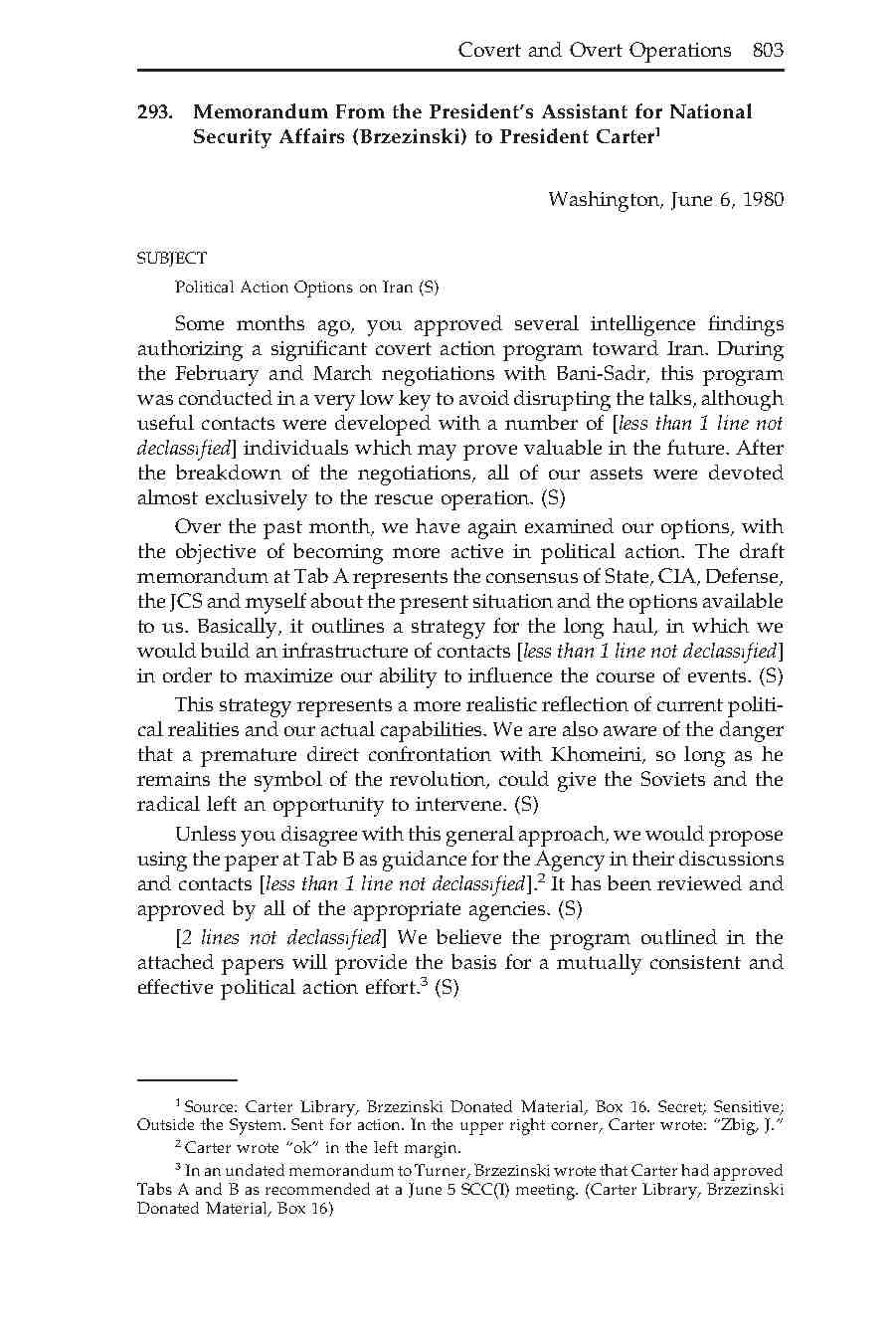 293- گزینه­ های اقدام سیاسی در قبال ایران