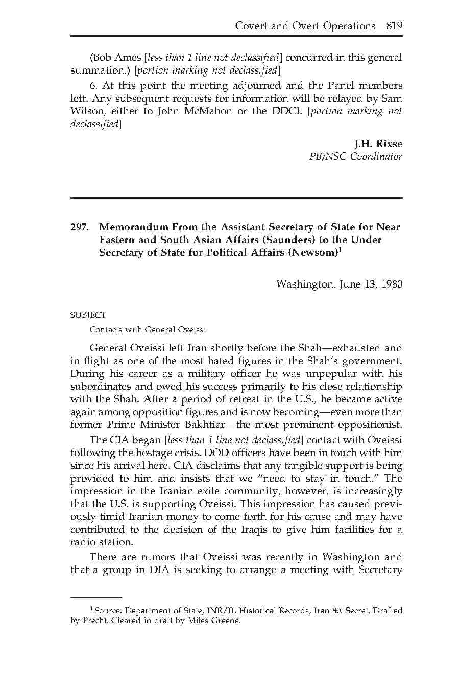 297- تماس‌ها با سرهنگ اویسی