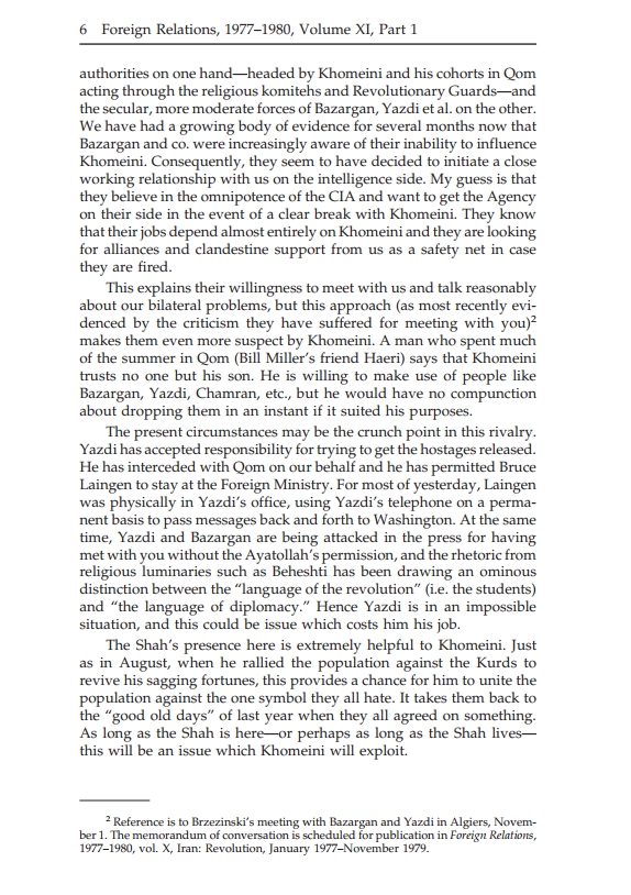 4- تحلیل جریان گروگان گیری برای برژینسکی