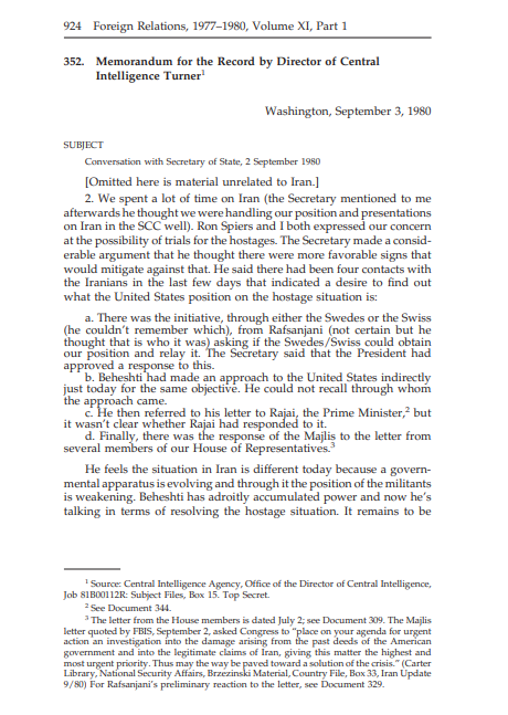 352- گفتگو درباره ایران و وضعیت تصمیم گیری در آن