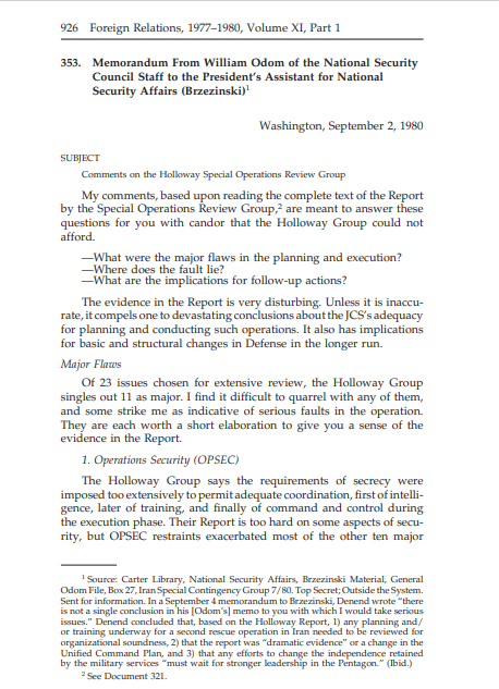 353- دیدگاه‌ها دربارۀ گروه بررسی عملیات ویژۀ هالووی